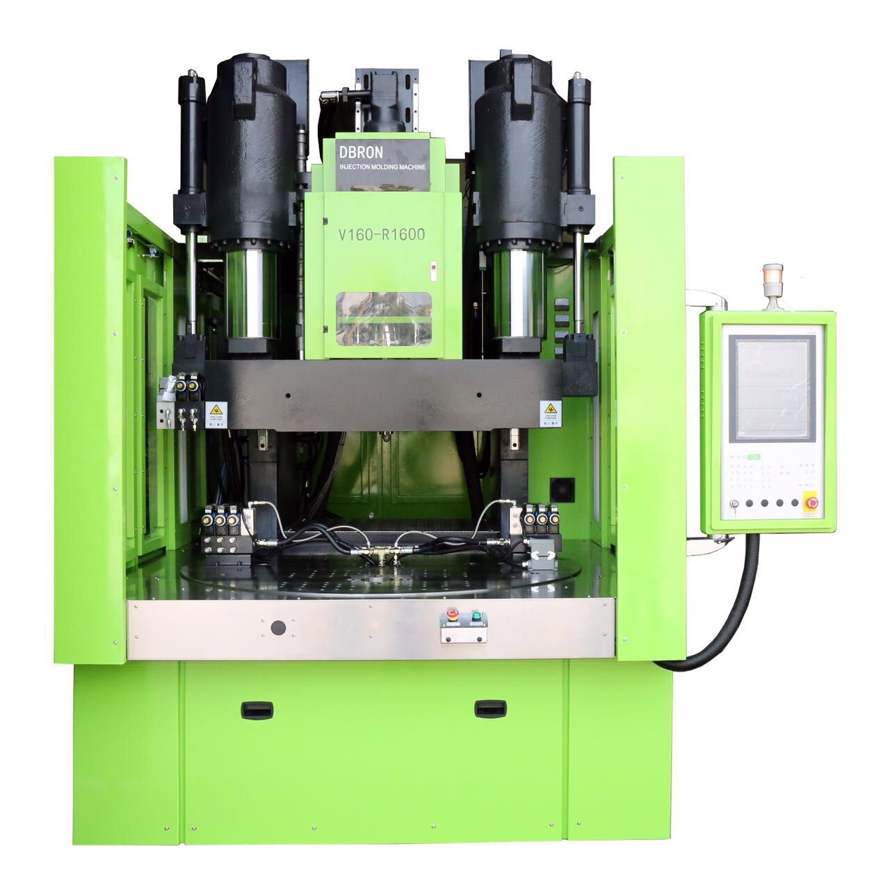 WL-A08004-A04PDU組件 產(chǎn)品厚度1-3mm，一體注塑成型轉(zhuǎn)盤注塑機展示160T